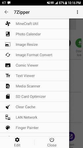 Screenshot From Our 7Zipper - File Explorer (zip,  Review