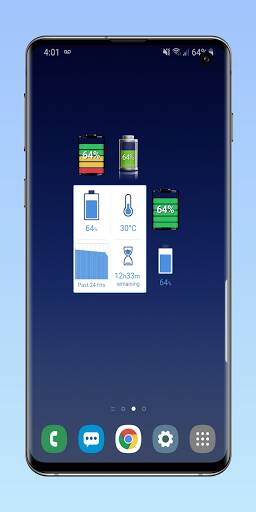 Screenshot From Our Battery Widget & Signal Finder Review