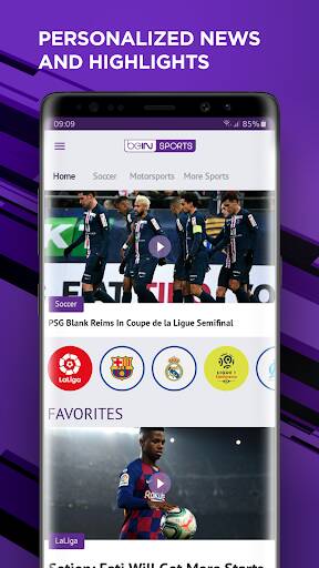 Screenshot From Our beIN SPORTS Review
