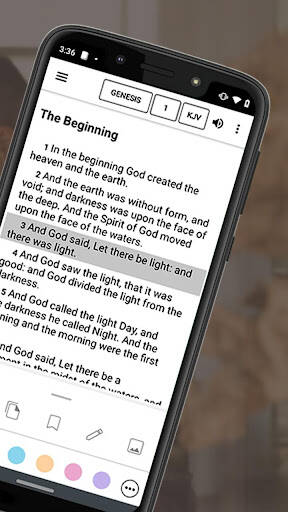 Screenshot From Our Bible Offline KJV with Audio Review