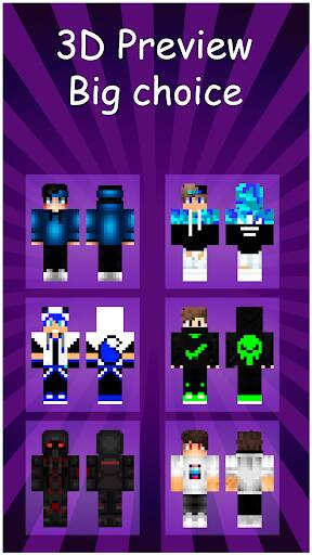 Screenshot From Our Boys Skins For Minecraft PE Review
