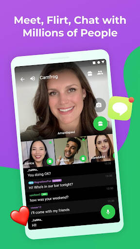 Screenshot From Our Camfrog: Video Chat Strangers Review