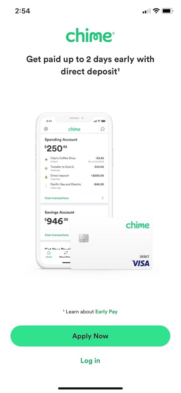Screenshot From Our Chime Mobile Banking Review