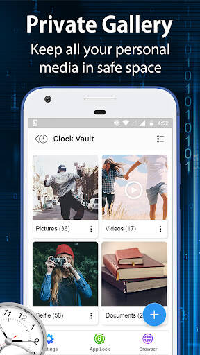 Screenshot From Our Clock Vault-Hide Photos,Videos Review