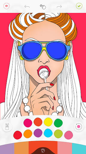 Screenshot From Our Colorfy: Coloring Book Games Review
