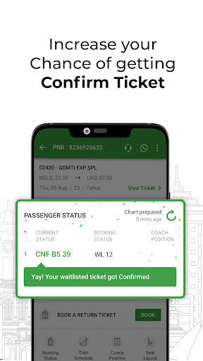Screenshot From Our ConfirmTkt: Book Train Tickets Review