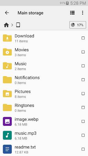 Screenshot From Our Cx File Explorer Review