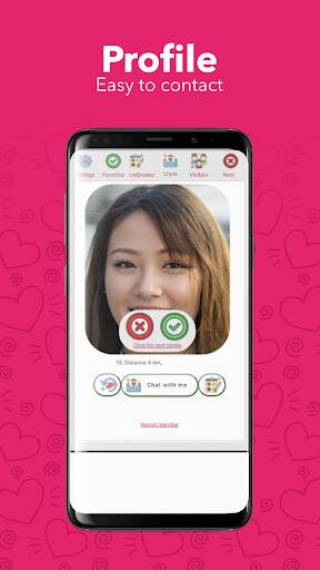 Screenshot From Our Dating App & Flirt Chat Meet Review