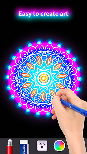 Screenshot From Our Doodle Master - Glow Art Review