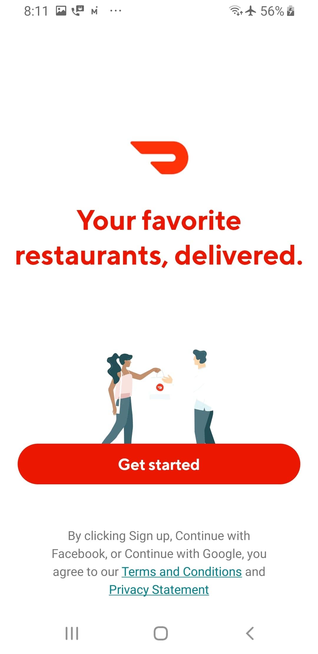 Screenshot From Our DoorDash Review