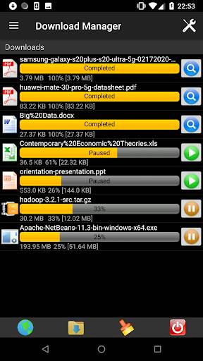 Screenshot From Our Download Manager Review