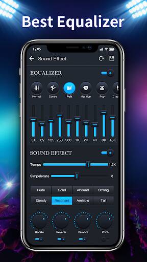 Screenshot From Our Equalizer Music Player Review