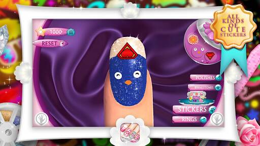 Screenshot From Our Fashion Nails 3D Girls Game Review