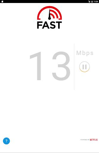 Screenshot From Our FAST Speed Test Review