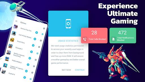Screenshot From Our Gaming Mode - Game Booster PRO Review