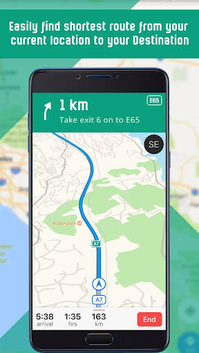 Screenshot From Our GPS Navigation Maps Directions Review