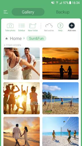 Screenshot From Our Hide Pictures & Videos - FotoX Review