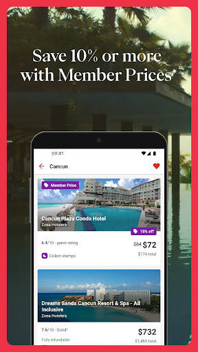 Screenshot From Our Hotels.com: Travel Booking Review