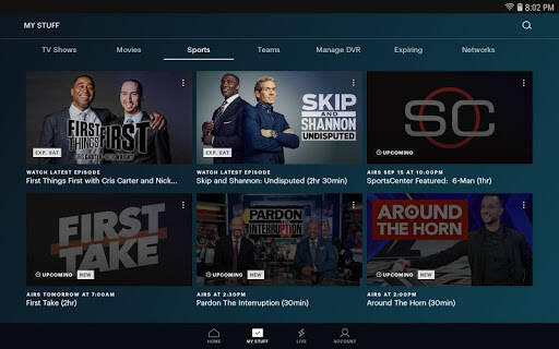 Screenshot From Our Hulu for Android TV Review