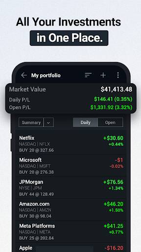 Screenshot From Our Investing.com: Stock Market Review