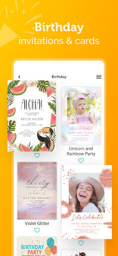 Screenshot From Our Invitation Maker Card Design Review