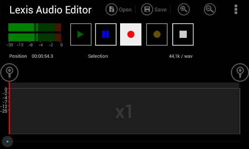 Screenshot From Our Lexis Audio Editor Review