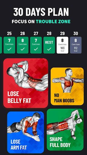 Screenshot From Our Lose Weight App for Men Review