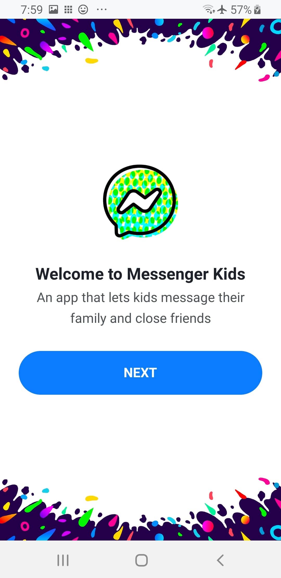 Screenshot From Our Messenger Kids - The Messaging App For Kids Review