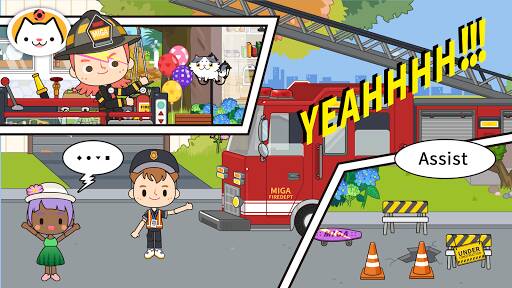 Screenshot From Our Miga Town: My Fire Station Review
