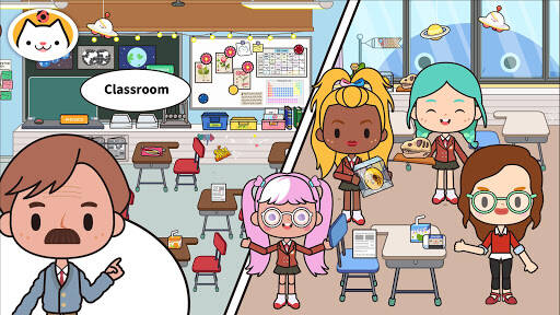 Screenshot From Our Miga Town: My School Review
