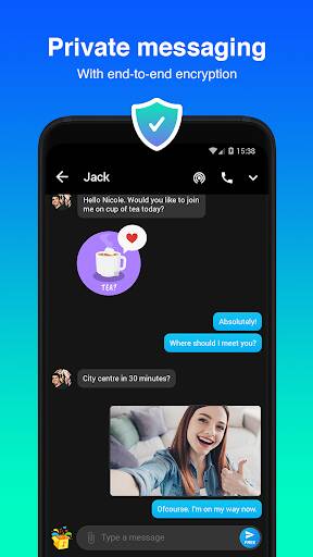 Screenshot From Our Mint Messenger - Chat And Sms Review