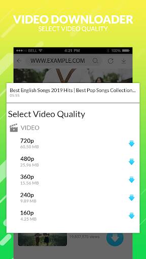 Screenshot From Our mp4 video downloader - All vid Review