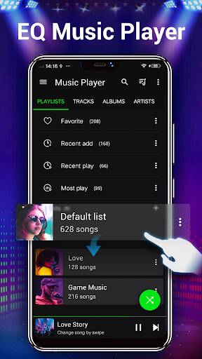 Screenshot From Our Music Player- Bass Boost,Audio Review