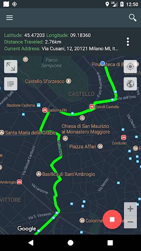 Screenshot From Our My Location - Track GPS & Maps Review