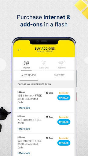 Screenshot From Our MyDigi Mobile App Review