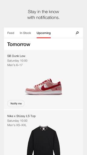 Screenshot From Our Nike SNKRS: Shoes & Streetwear Review