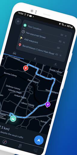 Screenshot From Our Offline Map Navigation Review