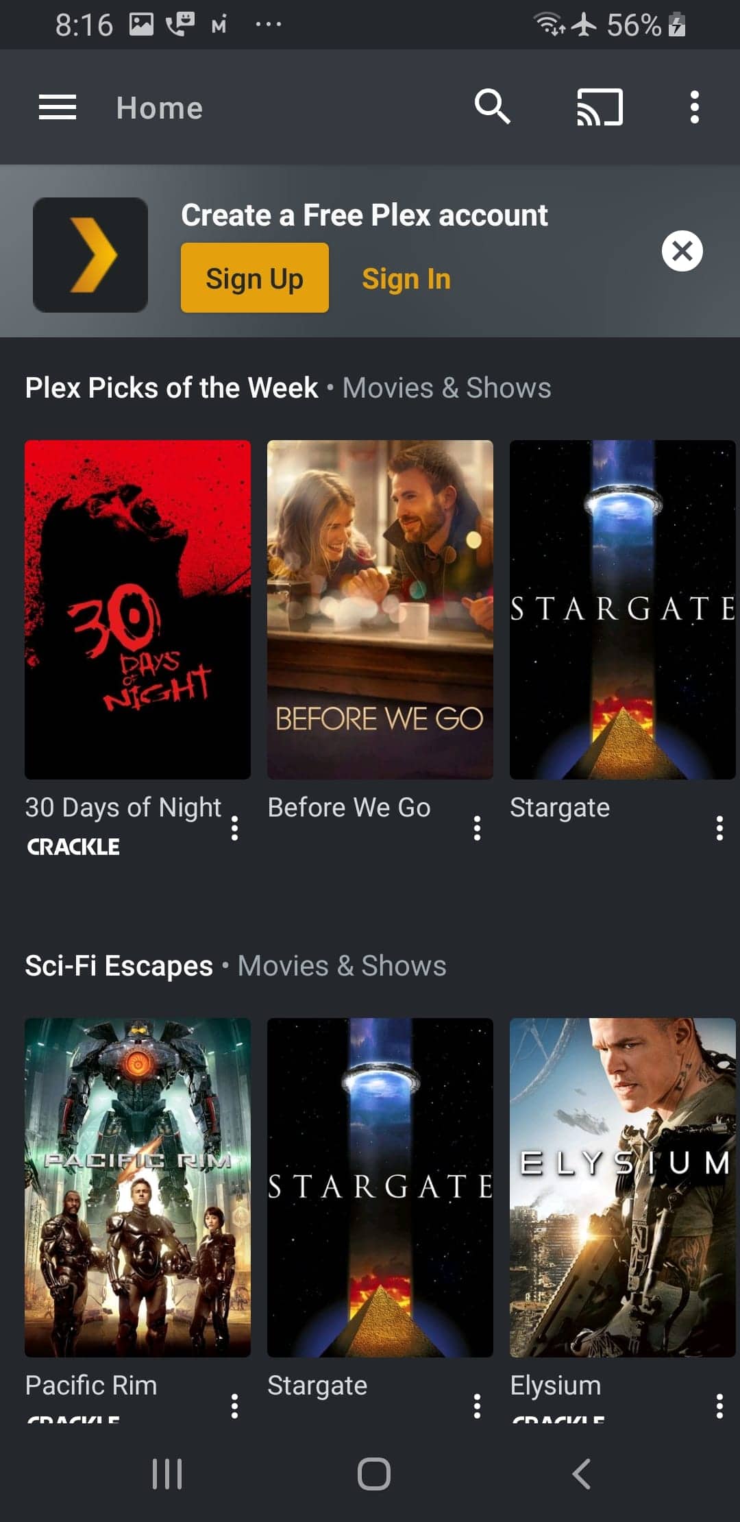 Screenshot From Our Plex Review