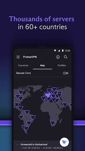 Screenshot From Our Proton VPN: Private, Secure Review