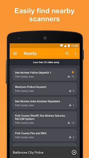 Screenshot From Our Scanner Radio - Police Scanner Review