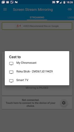 Screenshot From Our Screen Stream Mirroring Review