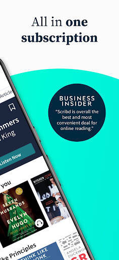 Screenshot From Our Scribd: Audiobooks & Ebooks Review