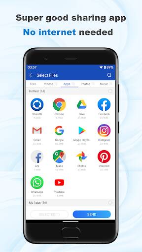 Screenshot From Our ShareMi - Fast Transfer Files Review