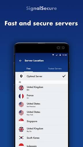 Screenshot From Our Signal Secure VPN - Robot VPN Review