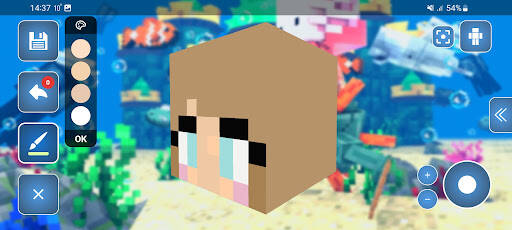 Screenshot From Our Skins Editor for Minecraft Review
