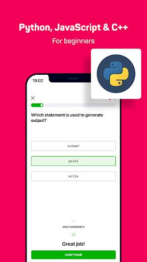 Screenshot From Our Sololearn: Learn to Code Review
