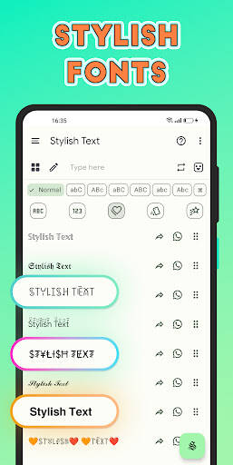 Screenshot From Our Stylish Text - Fonts Keyboard Review