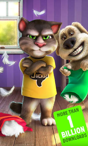 Screenshot From Our Talking Tom Cat 2 Review