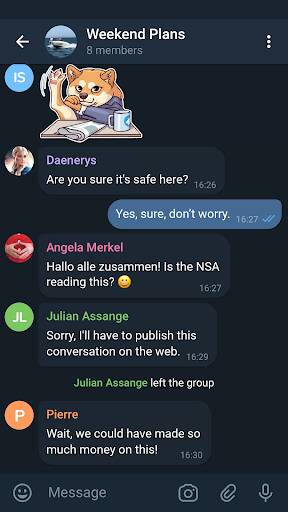 Screenshot From Our Telegram X Review