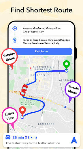 Screenshot From Our Voice GPS Driving Directions Review
